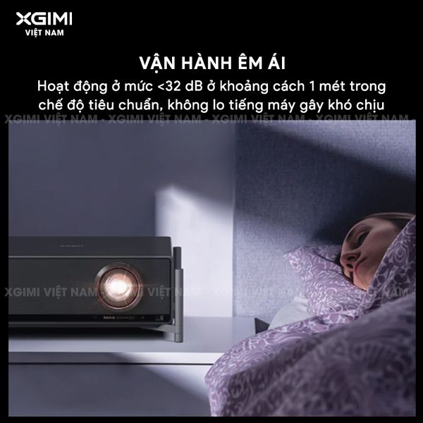 Xgimi Titan - Máy chiếu 4K chuyên nghiệp đầu tiên của Xgimi, sử dụng công nghệ Laser kép cao cấp, độ phân giải chuẩn 4K UHD, độ sáng 5000 ISO Lumens, tương phản 5.000.000:1, đạt chứng nhận IMAX Enhanced & Dolby Vision và tích hợp loa Harman Kardon