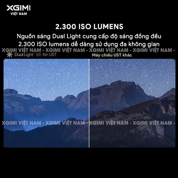 Xgimi Aura 2 New - Máy chiếu siêu gần thông minh tích hợp Google TV, nguồn sáng kép Dual Light 2.0, độ sáng 2300 ISO lumens, phân giải chuẩn 4K UHD, hỗ trợ các tính năng căn chỉnh thông minh, loa Harman Kardon, chuẩn Dolby Vision và IMAX Enhanced