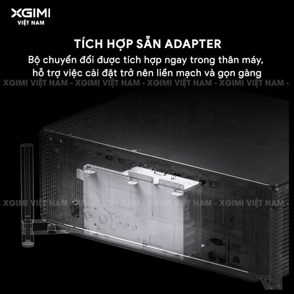 Xgimi Titan - Máy chiếu 4K chuyên nghiệp đầu tiên của Xgimi, sử dụng công nghệ Laser kép cao cấp, độ phân giải chuẩn 4K UHD, độ sáng 5000 ISO Lumens, tương phản 5.000.000:1, đạt chứng nhận IMAX Enhanced & Dolby Vision và tích hợp loa Harman Kardon