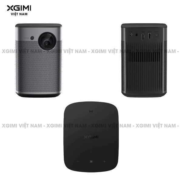 Xgimi Halo - Máy chiếu thông minh tích hợp hệ điều hành Android, độ sáng 800 ansi lumens, phân giải Full HD, hỗ trợ các tính năng căn chỉnh thông minh và loa Harman Kardon
