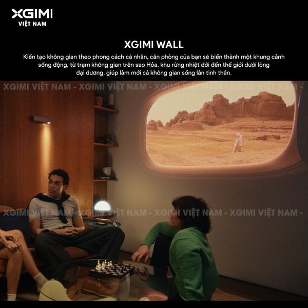 Xgimi Elifn Flip Laser - Máy chiếu thông minh tích hợp Google TV và Netflix chính chủ, sử dụng nguồn sáng Laser, độ sáng 1.600 ISO lumens, độ phân giải chuẩn Full HD cho hình ảnh và màu sắc cực đẹp