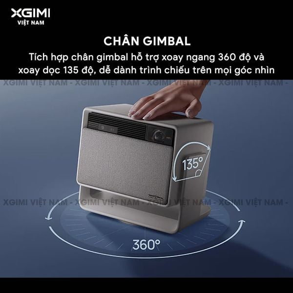 Xgimi Horizon S Max - Máy chiếu thông minh tích hợp hệ điều hành Android, nguồn sáng kép Dual Light 2.0, độ sáng 3100 ISO lumens, phân giải chuẩn 4K UHD, hỗ trợ các tính năng căn chỉnh thông minh, loa Harman Kardon, chuẩn Dolby Vision và IMAX Enhanced