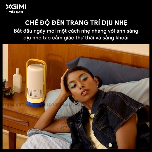 Xgimi Vibe One - Máy chiếu di động thông minh tích hợp Google TV và Netflix chính chủ, sử dụng công nghệ LED LCD, độ sáng 250 ISO lumens, độ phân giải chuẩn Full HD cho hình ảnh và màu sắc cực đẹp