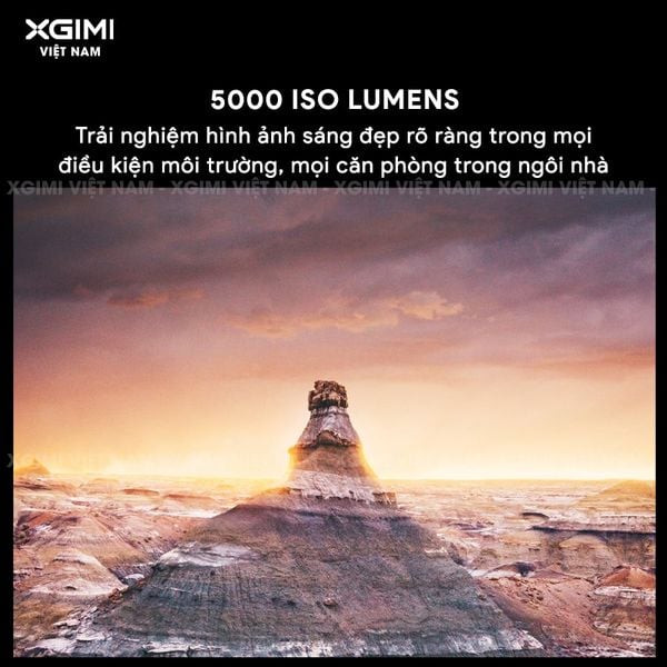 Xgimi Titan - Máy chiếu 4K chuyên nghiệp đầu tiên của Xgimi, sử dụng công nghệ Laser kép cao cấp, độ phân giải chuẩn 4K UHD, độ sáng 5000 ISO Lumens, tương phản 5.000.000:1, đạt chứng nhận IMAX Enhanced & Dolby Vision và tích hợp loa Harman Kardon
