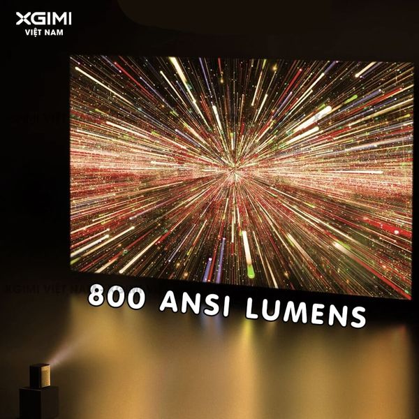Xgimi Halo - Máy chiếu thông minh tích hợp hệ điều hành Android, độ sáng 800 ansi lumens, phân giải Full HD, hỗ trợ các tính năng căn chỉnh thông minh và loa Harman Kardon
