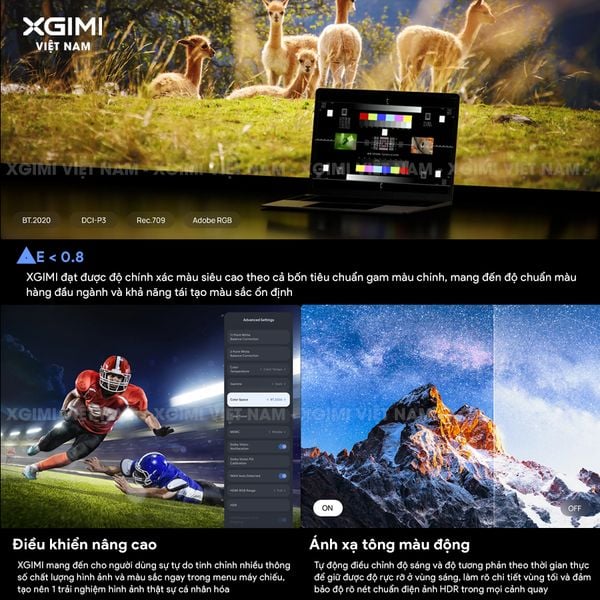 Xgimi Horizon 20 - Máy chiếu 4K thông minh tích hợp Google TV, sử dụng công nghệ RGB Triple Laser, độ phân giải chuẩn 4K UHD, độ sáng 3200 ISO Lumens, đạt chứng nhận IMAX Enhanced & Dolby Vision và tích hợp loa Harman Kardon