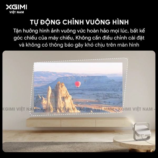 Xgimi Elifn Flip Plus - Máy chiếu thông minh tích hợp Google TV và Netflix chính chủ, sử dụng công nghệ DLP, độ sáng 500 ISO lumens, độ phân giải chuẩn Full HD cho hình ảnh và màu sắc cực đẹp