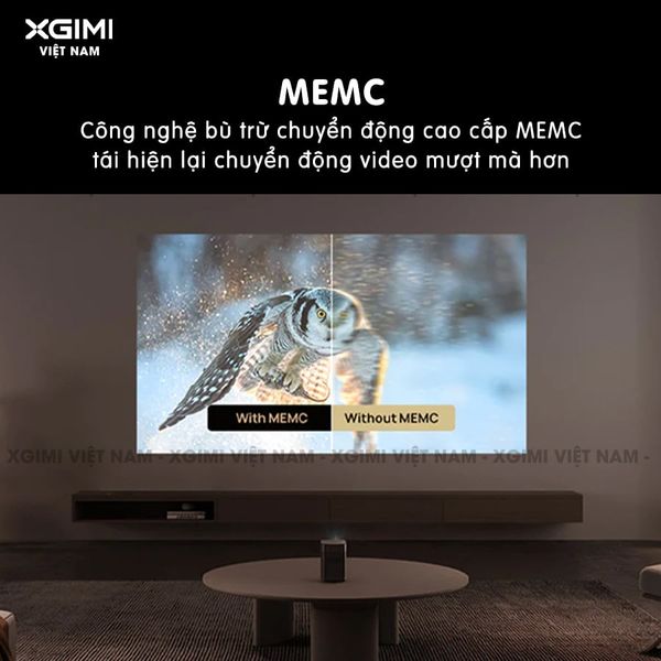 Xgimi Halo - Máy chiếu thông minh tích hợp hệ điều hành Android, độ sáng 800 ansi lumens, phân giải Full HD, hỗ trợ các tính năng căn chỉnh thông minh và loa Harman Kardon