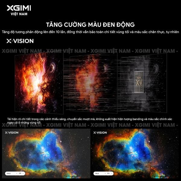 XGIMI AURA 3 Max - Máy chiếu siêu gần thông minh tích hợp Google TV, nguồn sáng RGB Triple-Laser, độ sáng 5700 ISO lumens, phân giải chuẩn 4K UHD, hỗ trợ các tính năng căn chỉnh thông minh, loa Harman Kardon và chuẩn Dolby Vision