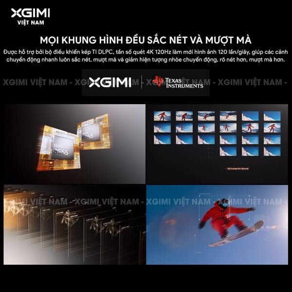 XGIMI AURA 3 Max - Máy chiếu siêu gần thông minh tích hợp Google TV, nguồn sáng RGB Triple-Laser, độ sáng 5700 ISO lumens, phân giải chuẩn 4K UHD, hỗ trợ các tính năng căn chỉnh thông minh, loa Harman Kardon và chuẩn Dolby Vision