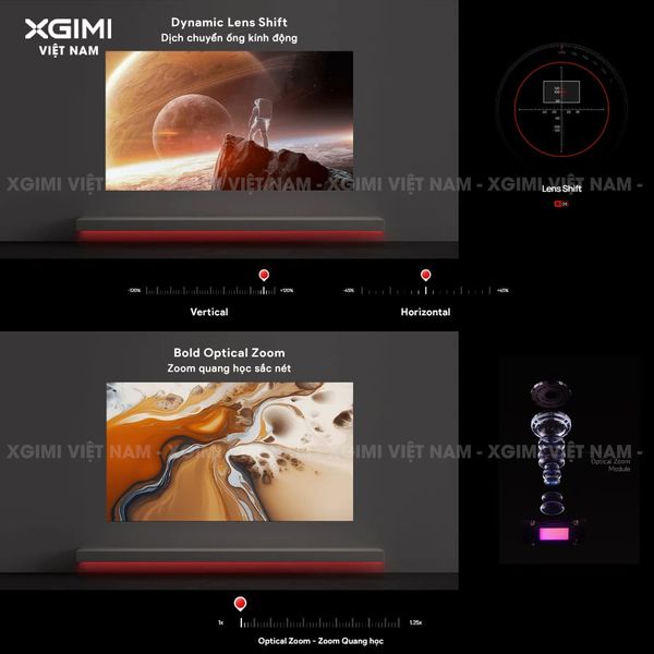 XGIMI Horizon 20 Pro - Máy chiếu 4K thông minh tích hợp Google TV, sử dụng công nghệ RGB Triple Laser, độ phân giải chuẩn 4K UHD, độ sáng 4100 ISO Lumens, đạt chứng nhận IMAX Enhanced & Dolby Vision và tích hợp loa Harman Kardon