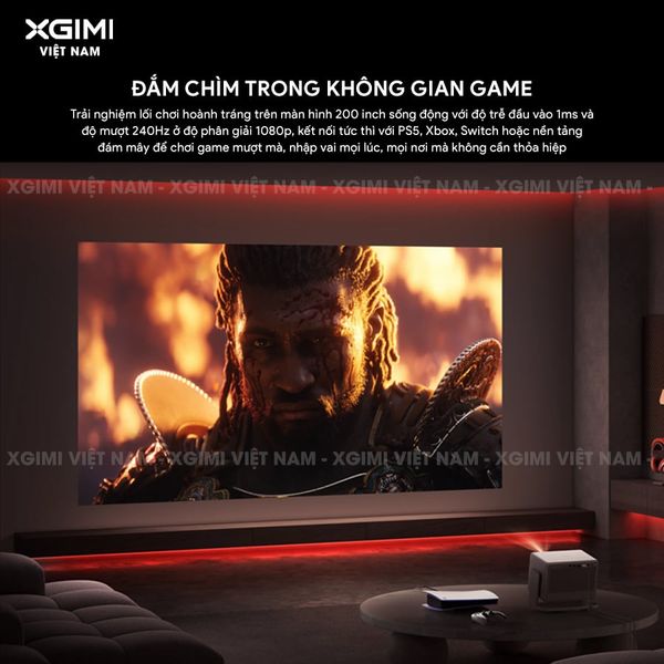 XGIMI Horizon 20 Pro - Máy chiếu 4K thông minh tích hợp Google TV, sử dụng công nghệ RGB Triple Laser, độ phân giải chuẩn 4K UHD, độ sáng 4100 ISO Lumens, đạt chứng nhận IMAX Enhanced & Dolby Vision và tích hợp loa Harman Kardon