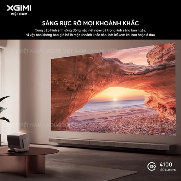 XGIMI Horizon 20 Pro - Máy chiếu 4K thông minh tích hợp Google TV, sử dụng công nghệ RGB Triple Laser, độ phân giải chuẩn 4K UHD, độ sáng 4100 ISO Lumens, đạt chứng nhận IMAX Enhanced & Dolby Vision và tích hợp loa Harman Kardon