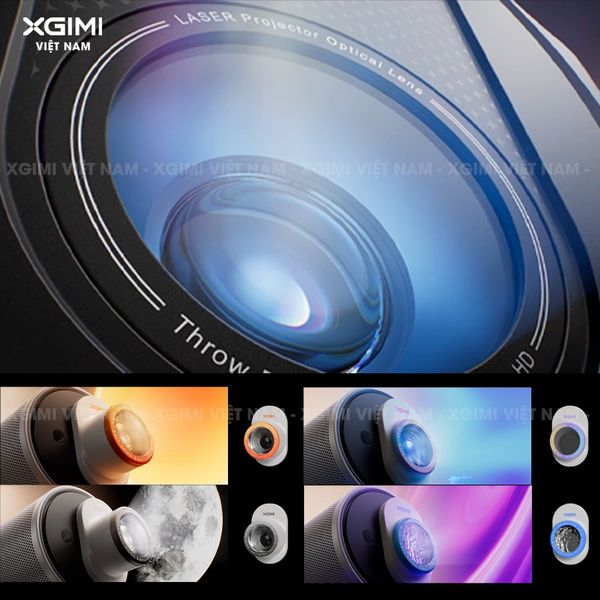 XGIMI MoGo 4 - Máy chiếu di động thông minh tích hợp Google TV & Netflix bản quyền, độ sáng 450 ISO lumens, độ phân giải chuẩn Full HD, thiết kế chân Gimbal xoay 360 độ linh hoạt và Pin tích hợp 71.28Wh