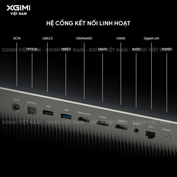 XGIMI Titan Noir - Máy chiếu 4K thông minh cao cấp, sử dụng công nghệ RGB Triple-Laser, độ phân giải chuẩn 4K UHD, độ sáng 4.800 ISO Lumens, đạt chứng nhận IMAX Enhanced & Dolby Vision và tích hợp loa Harman Kardon