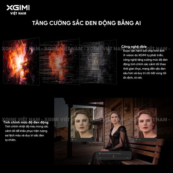 XGIMI Titan Noir Max - Máy chiếu 4K thông minh cao cấp, sử dụng công nghệ RGB Triple-Laser, độ phân giải chuẩn 4K UHD, độ sáng 7.000 ISO Lumens, đạt chứng nhận IMAX Enhanced & Dolby Vision và tích hợp loa Harman Kardon