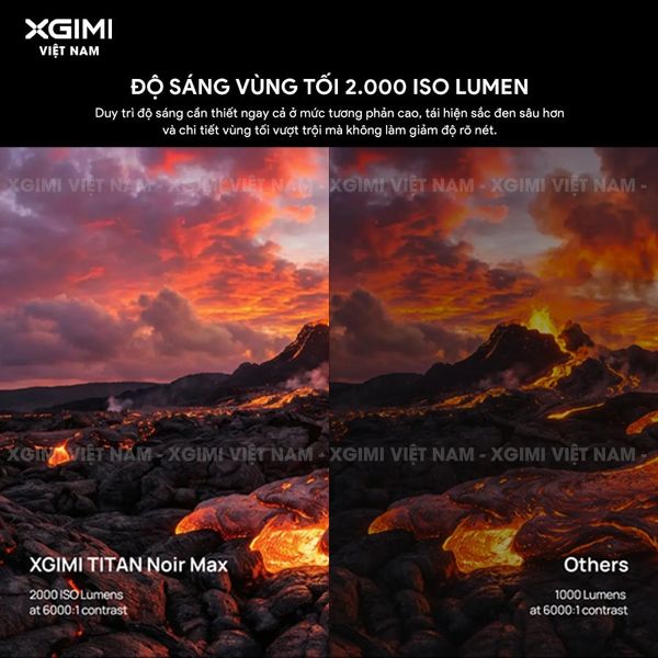XGIMI Titan Noir Max - Máy chiếu 4K thông minh cao cấp, sử dụng công nghệ RGB Triple-Laser, độ phân giải chuẩn 4K UHD, độ sáng 7.000 ISO Lumens, đạt chứng nhận IMAX Enhanced & Dolby Vision và tích hợp loa Harman Kardon