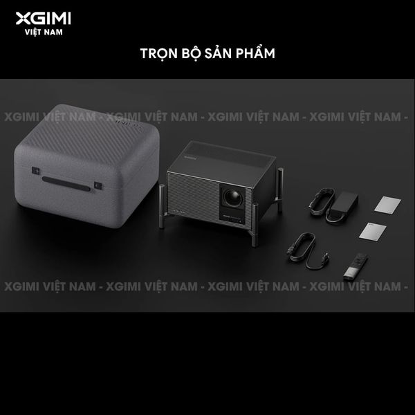 XGIMI Titan Noir Pro - Máy chiếu 4K thông minh cao cấp, sử dụng công nghệ RGB Triple-Laser, độ phân giải chuẩn 4K UHD, độ sáng 6.000 ISO Lumens, đạt chứng nhận IMAX Enhanced & Dolby Vision và tích hợp loa Harman Kardon