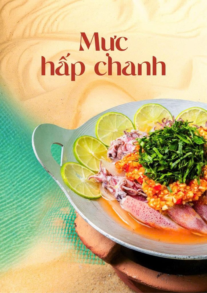  Mực hấp chanh (*Mới) 