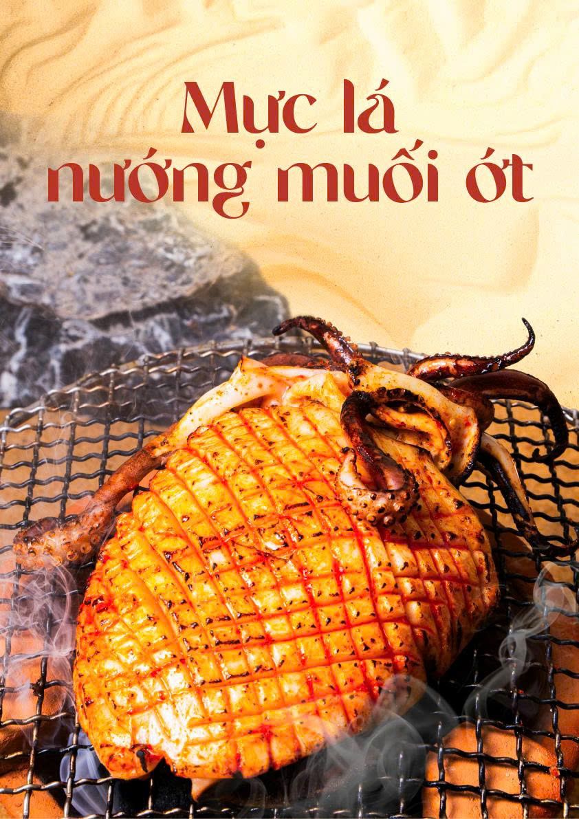  Mực lá nướng muối ớt (*Mới) 