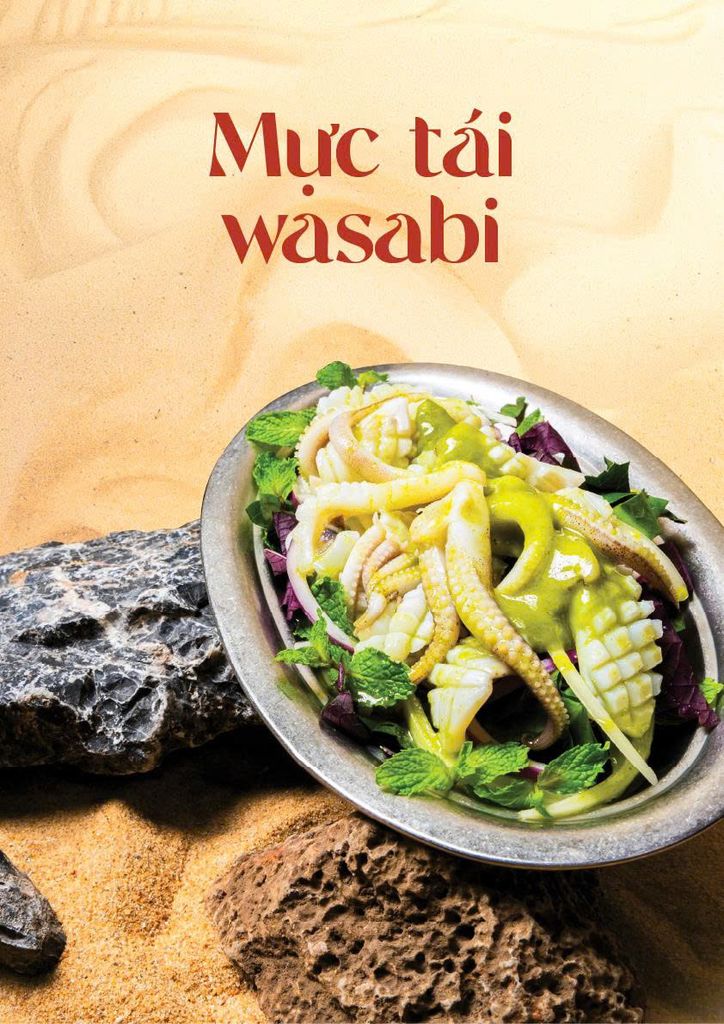  Mực tái wasabi (*Mới) 