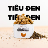  Combo 6 lon hạt điều 100gr Mix các vị 