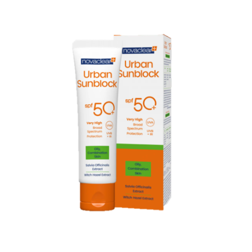  Kem Chống Nắng Urban Novaclear 40ml Sun Block SPF50+ - Bảo Vệ Da Trước Các Tia UV, Các Tác Nhân Gây Ô Nhiễm Môi Trường 
