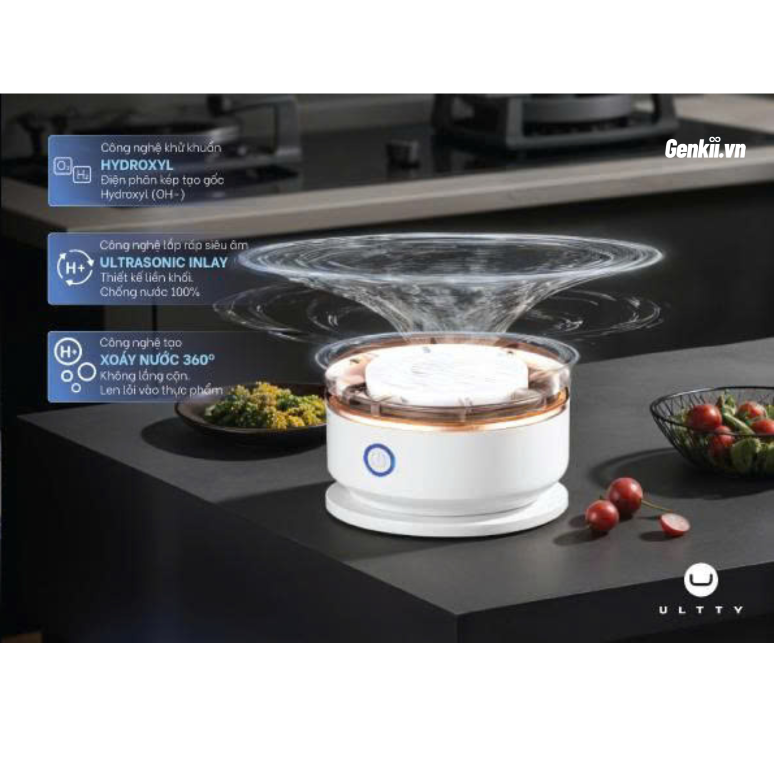  Máy rửa thực phẩm cầm tay U ULTTY model WFX 