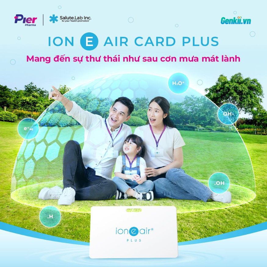  Thẻ lọc không khí - khử mùi ion e air Card Plus 
