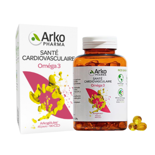  Omega - H.OMEGA3 ORIG.MARINE 60/180CAPS - Viên uống bổ sung Omega 3 Arkogelules (hộp 60/180 viên) 