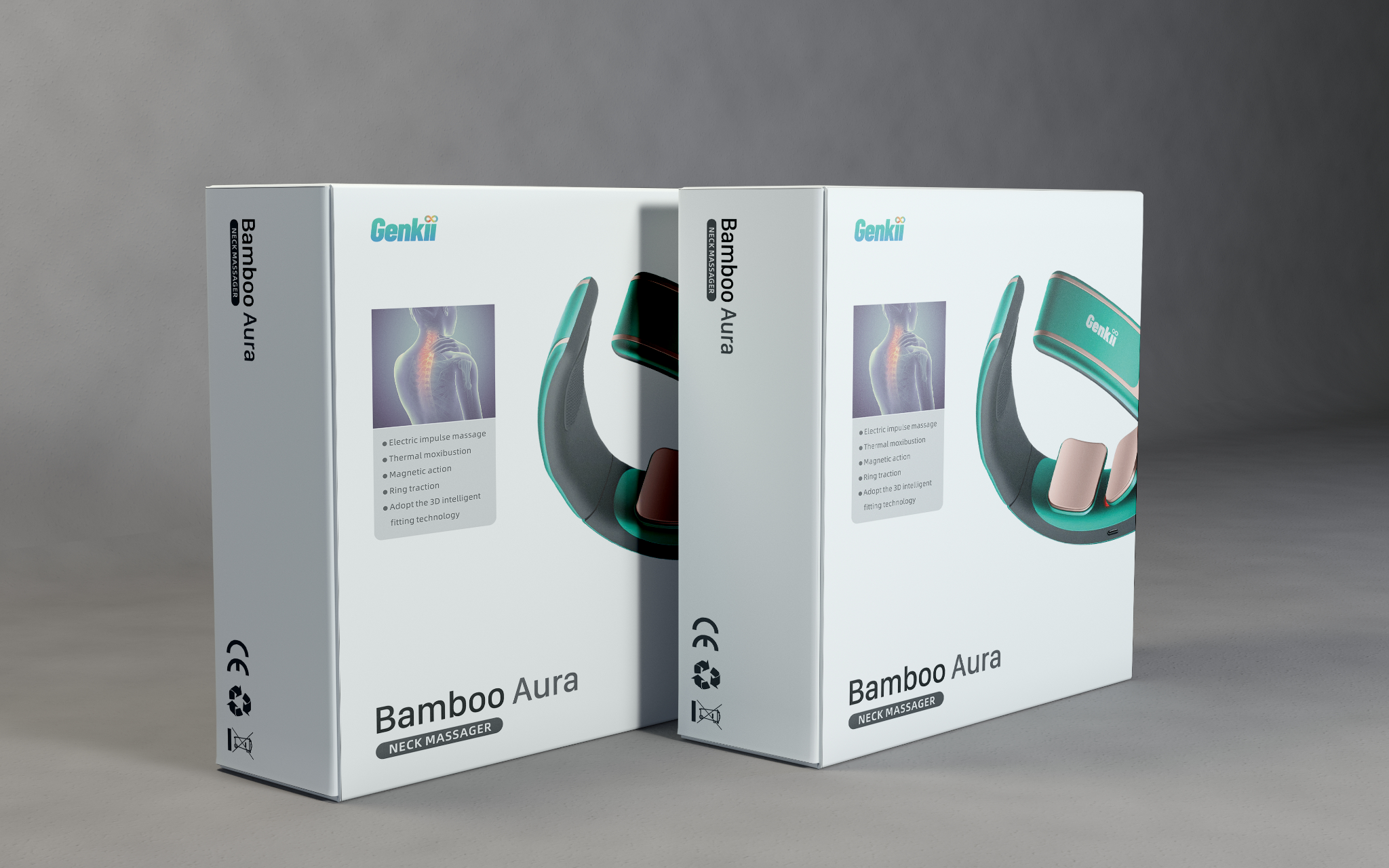  Genkii Bamboo Aura - Máy massage cổ thông minh 
