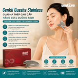  Genkii Guasha Stainless - Guasha thép cao cấp - nâng cơ & dưỡng sinh 
