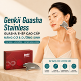  Genkii Guasha Stainless - Guasha thép cao cấp - nâng cơ & dưỡng sinh 