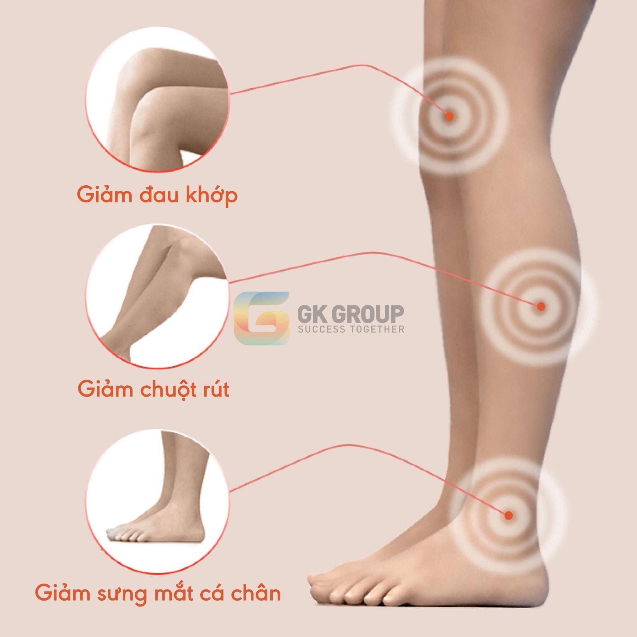  Thùng 6 máy mát-xa chân và cơ thể - Genkii ZEN+ ( Mix 2 màu đen trắng) 