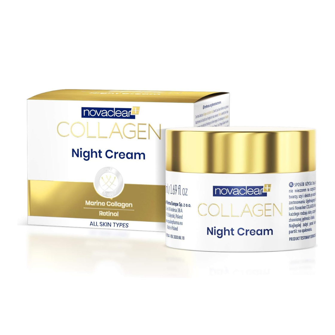  Novaclear Collagen Night Cream - Kem dưỡng da ban đêm 