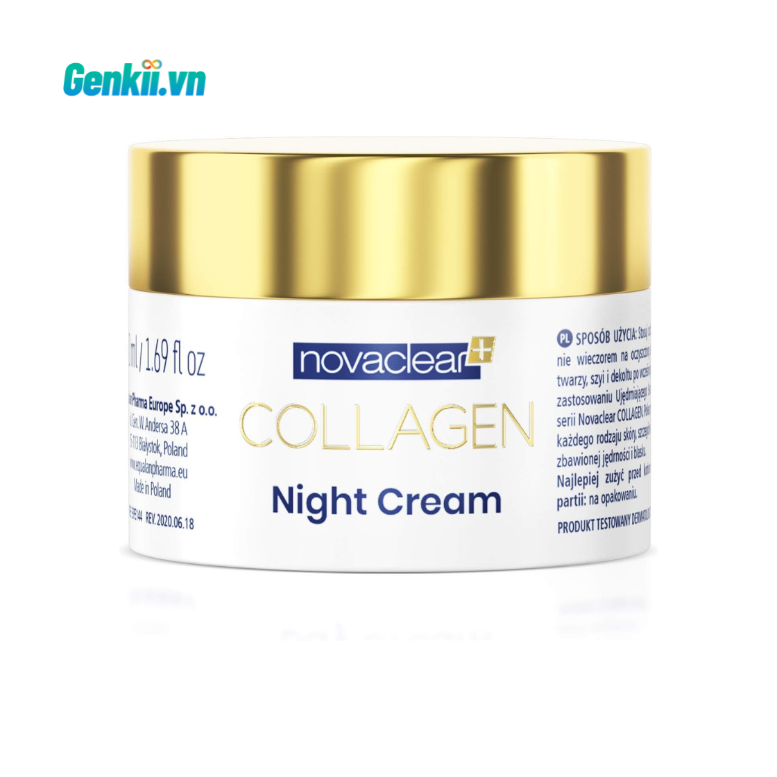  Novaclear Collagen Night Cream - Kem dưỡng da ban đêm 