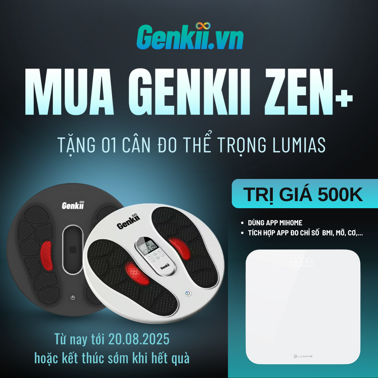  Máy mát-xa chân và cơ thể - Genkii ZEN+ 