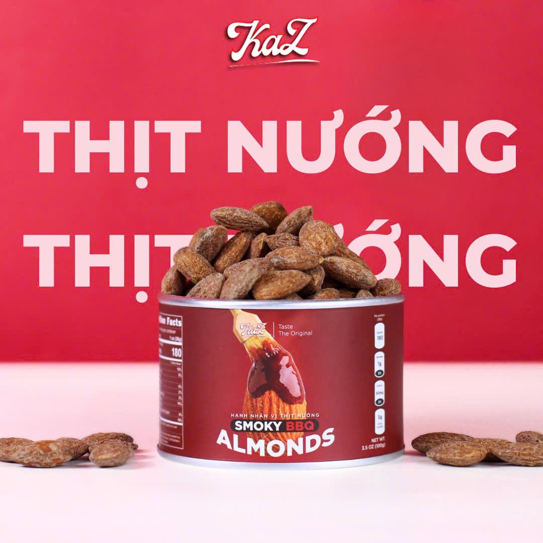  Combo hạt Hạnh Nhân Kaz 100gr Mix các vị 