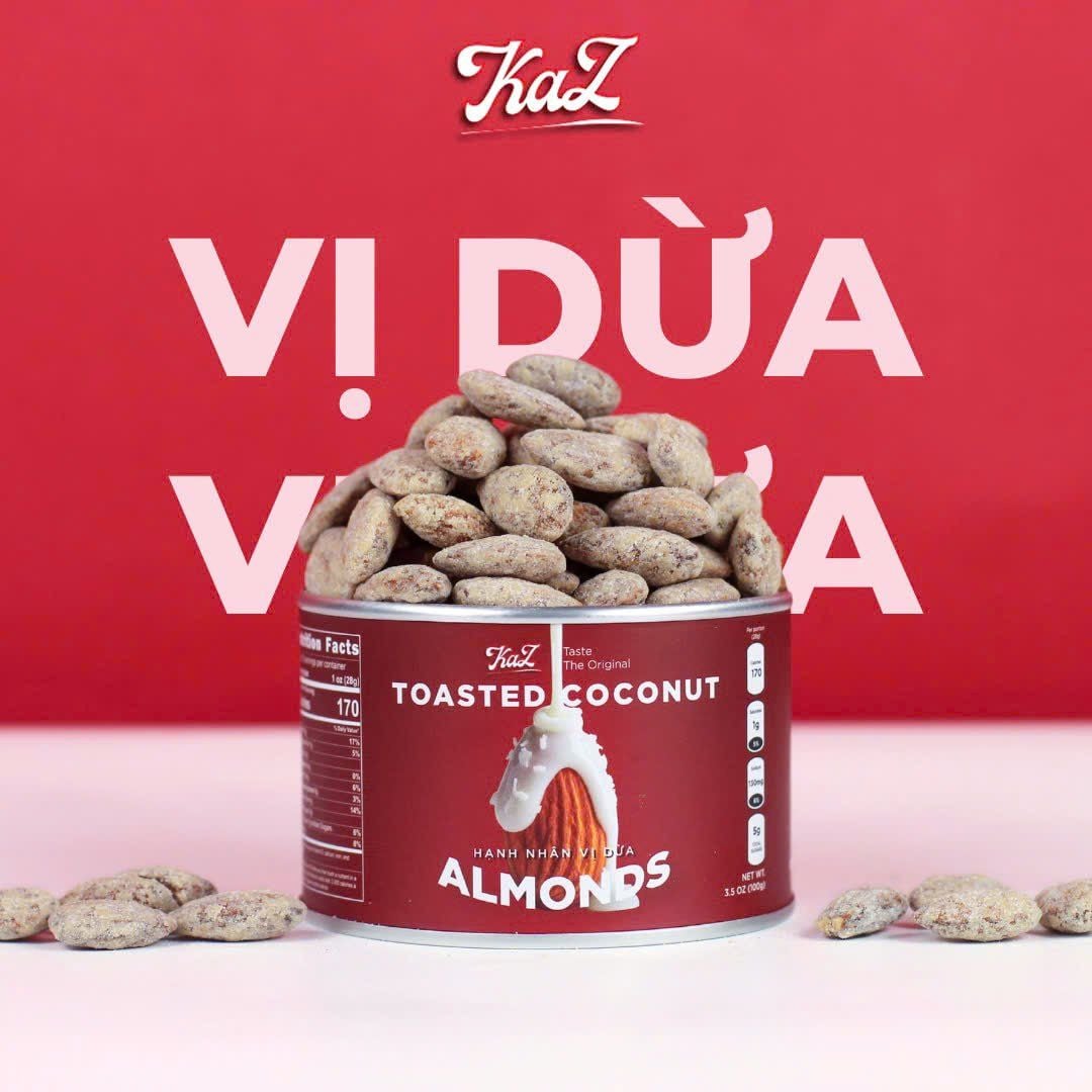  Combo hạt Hạnh Nhân Kaz 100gr Mix các vị 