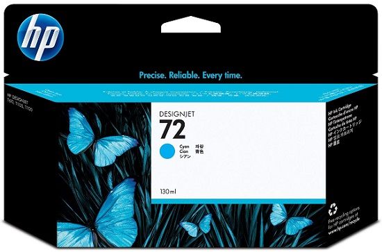 Mực in HP 72B 130ml Cyan DesignJet Ink Cartridge (C9371A)
