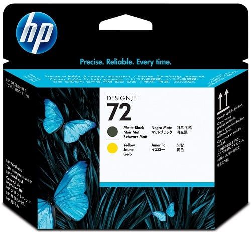 Đầu in phun HP 72 Matte Black and Yellow DesignJet (C9384A)