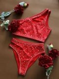 Rhinestones - Red Leo 