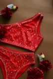  Rhinestones - Red Leo 