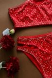  Rhinestones - Red Leo 