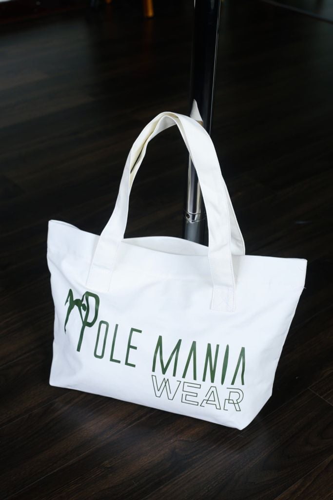  Pole Mania Tote Bag - White 