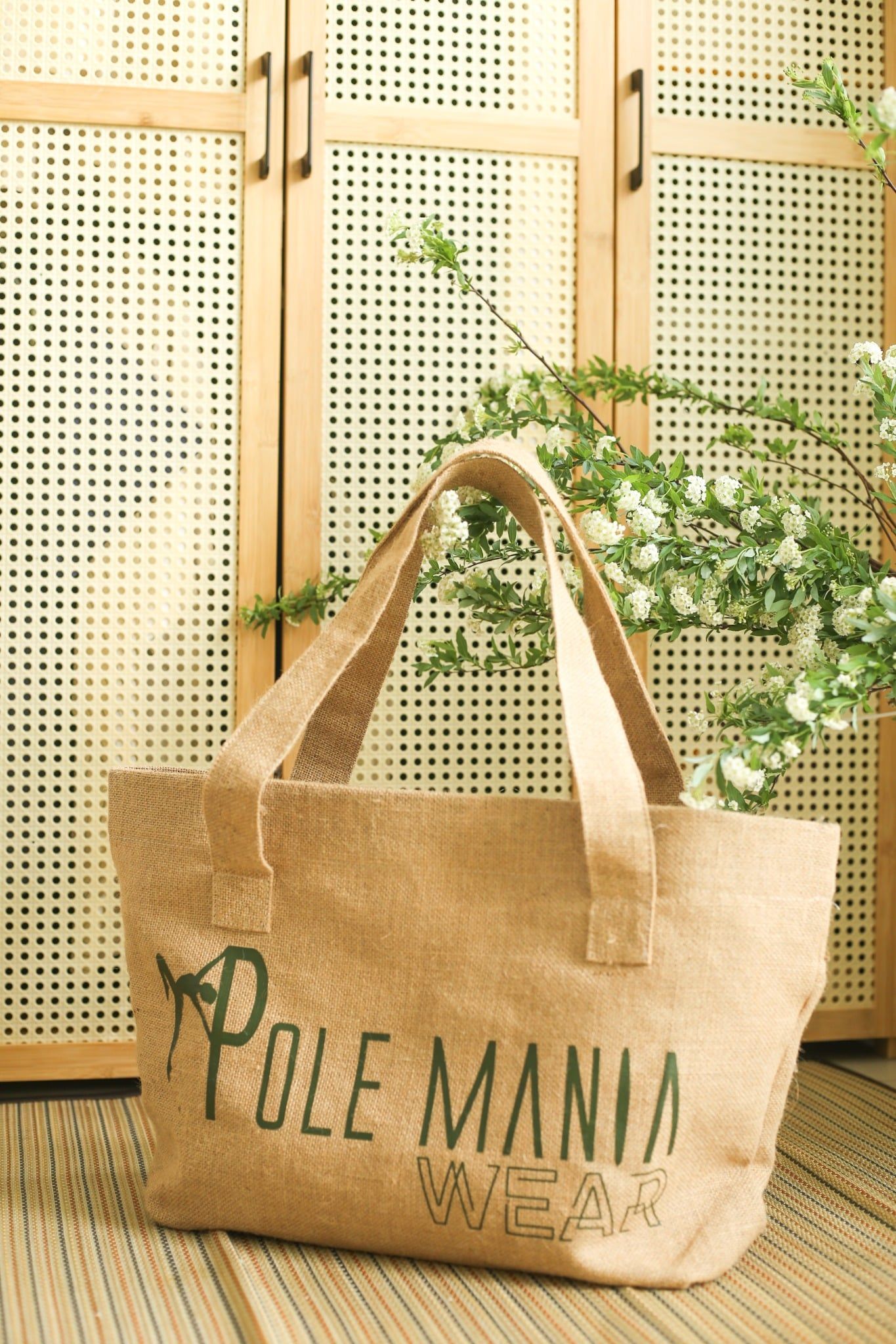  Pole Mania Tote Bag - Beige 