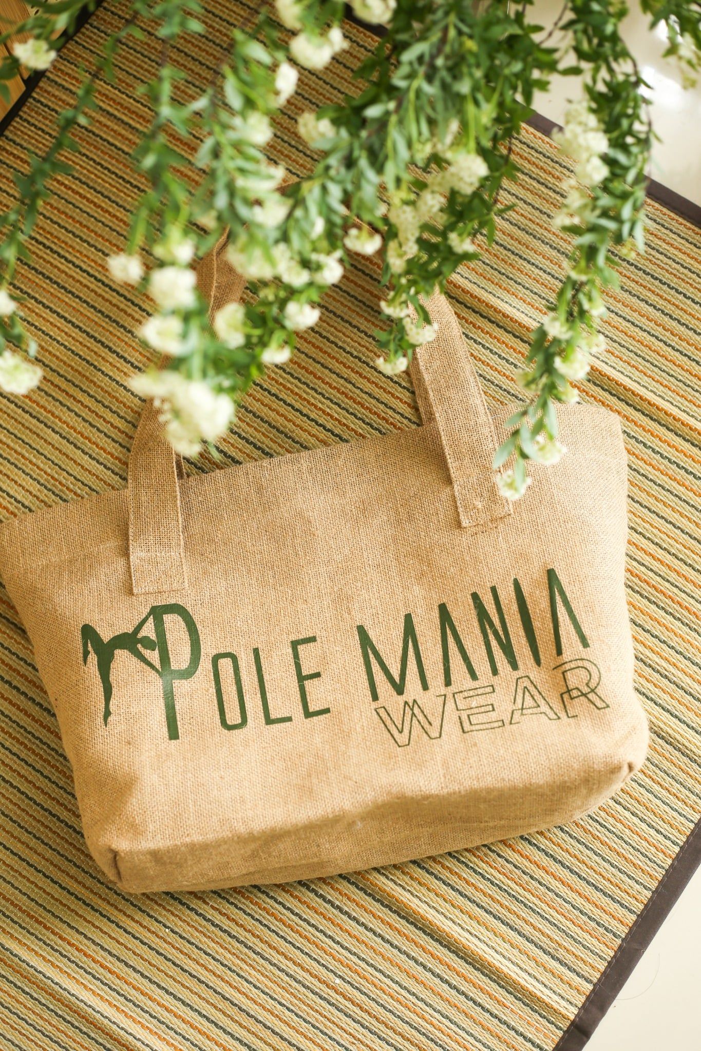  Pole Mania Tote Bag - Beige 