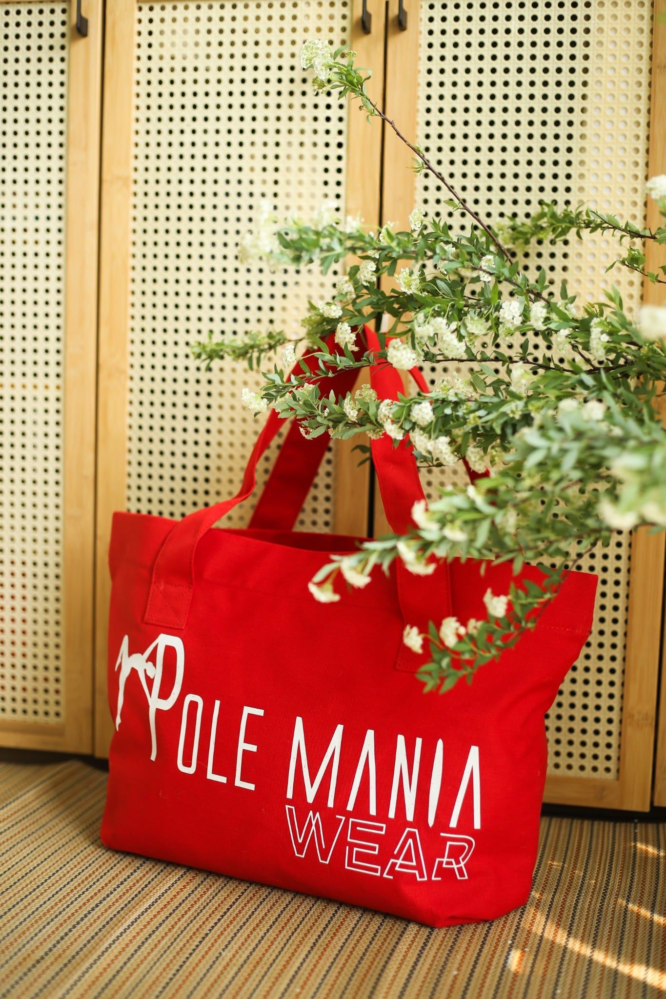  Pole Mania Tote Bag - Red 