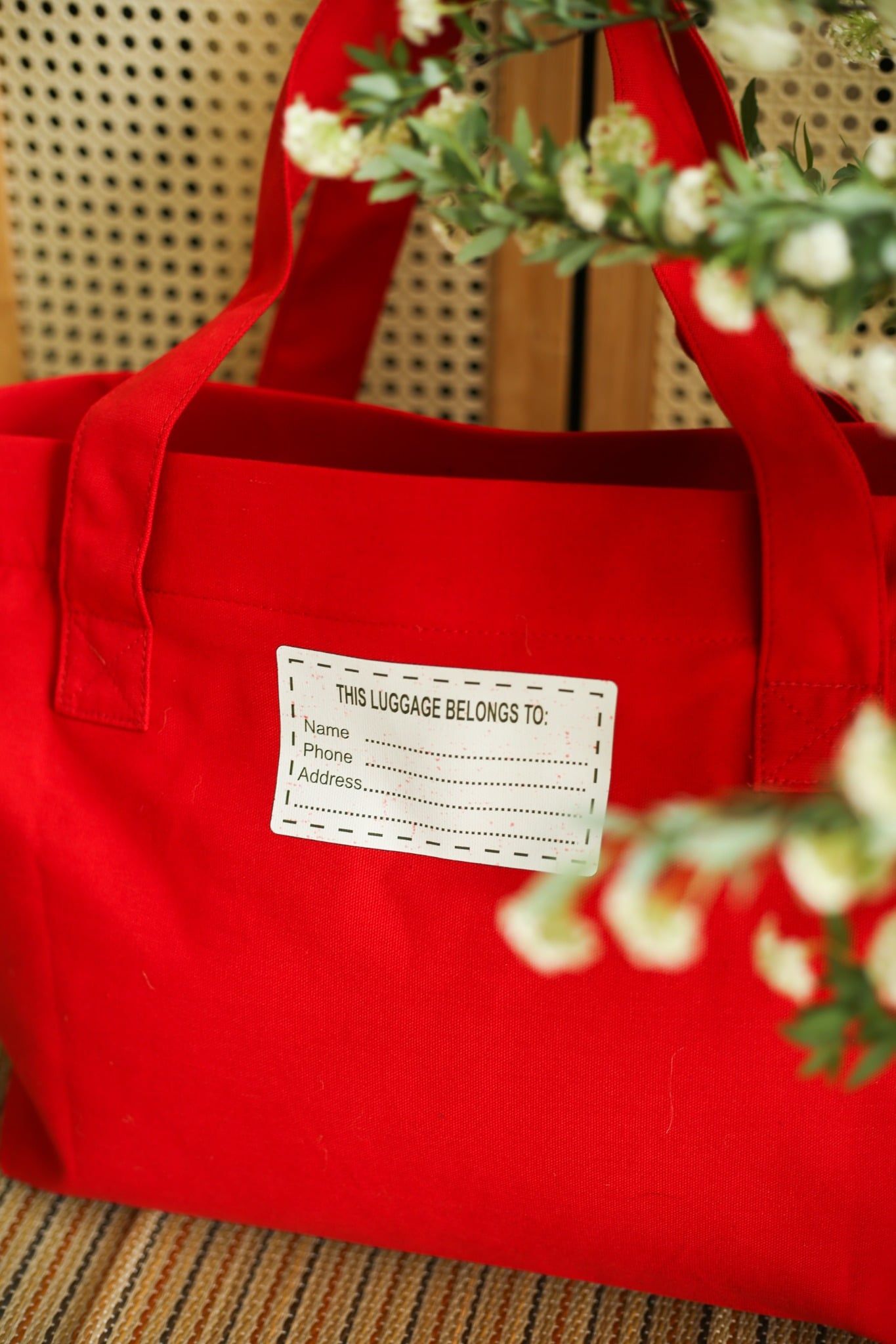  Pole Mania Tote Bag - Red 