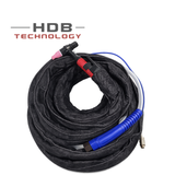  Bộ dây hàn Tig QQ 150AAA, ống silicone bọc vải chống cháy dùng cho máy hàn Tig có dòng hàn ≤ 150A 